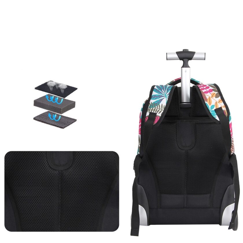 New Fashion 18 Inch Backpack Trolley Backpack Multifunction - Image 3