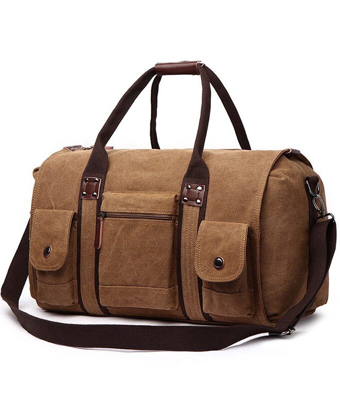 Canvas Travel Bags Carry On Luggage Bag Men Duffel Bags