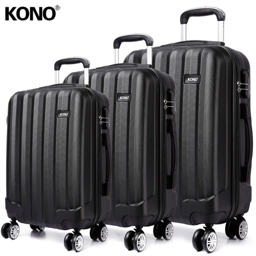 KONO Luggage Suitcase Travel Bags Rolling Hand Carry on