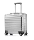 Airline Business Travel suitcase Rolling Luggage Aluminum Suitcase