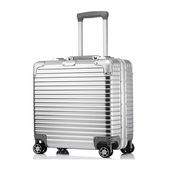 Airline Business Travel suitcase Rolling Luggage Aluminum Suitcase ...