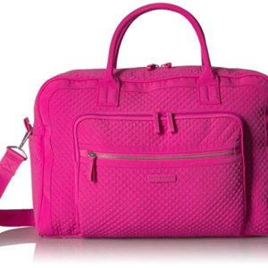 Vera Bradley Iconic Weekender Travel Bag, Microfiber, Rose Petal