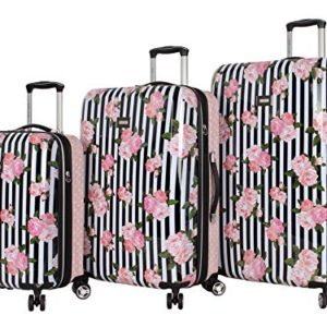 BETSEY JOHNSON Stripe Roses 3 Piece Expandable