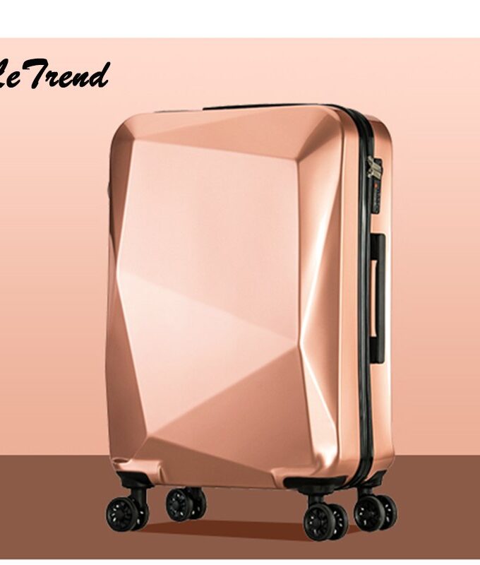 Letrend Unique Design Women Suitcases Wheel Trolley