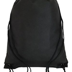 Pack of 12 Budget Friendly Well Made Non Woven Drawstring Bags