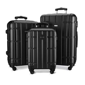 SHOWKOO Luggage Sets Suitcase Spinner Lightweight