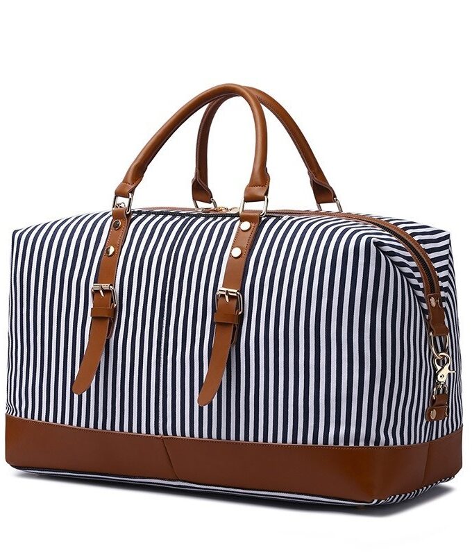 Canvas Duffle Bag Travel Duffel Overnight Weekend Carry On