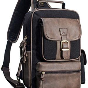 Leaper Retro Messenger Bag Unisex Crossbody Bags