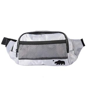 Cali Crusher 100% Smell Proof Fanny Pack w/Combo Lock (Gray)