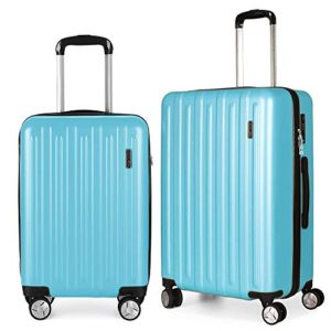 Fochier Luggage 2 piece Set Lightweith Spinner Suitcase