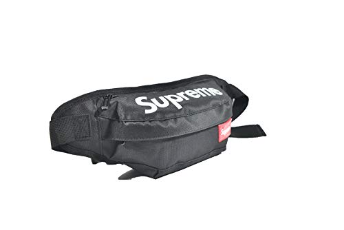 leather supreme waist bag