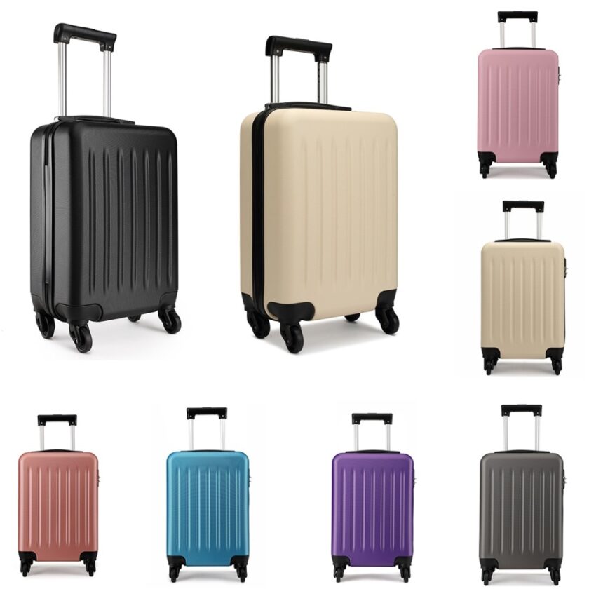 KONO Cabin Suitcase Rolling Hand Luggage Travel Check in Carry on