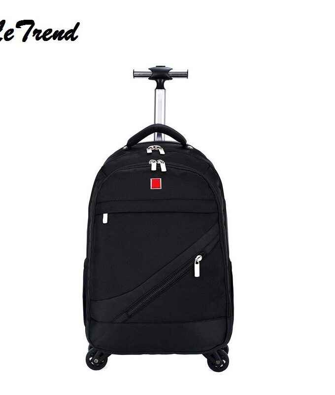 New Business Rolling Luggage Spinner Backpack Shoulder