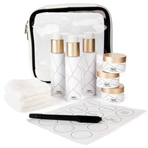 TSA Approved Travel Bottle and Jar Set -10 PIECES