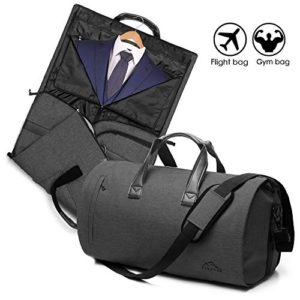 2 In 1 Garment Bag With Shoulder Strap, Convertible Suit