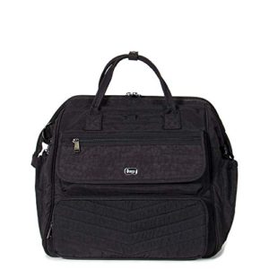 Lug Women's Via Travel Duffel Bag, Shimmer Black, One Size