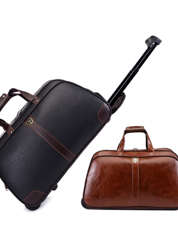 BeaSumore High-quality PU Handle Travel bag large