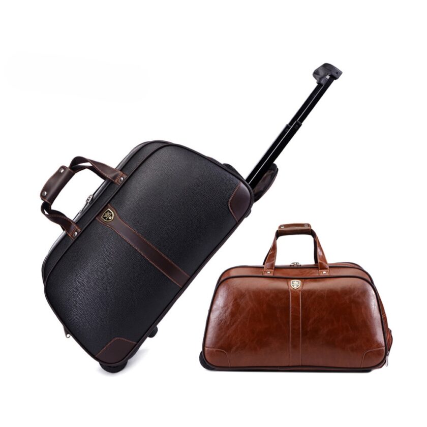 BeaSumore High-quality PU Handle Travel bag large