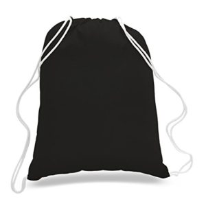 (12 Pack) 1 Dozen- Durable Cotton Drawstring Tote Bags