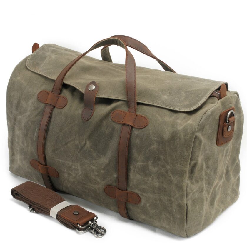 19 New Luxury Canvas Suitcases and Travel Bag Men Vintage