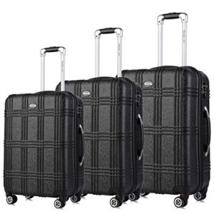 Expandable Spinner Luggage Set,TSA lightweight Hardside Luggage Sets