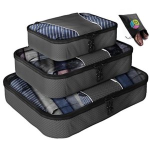 Packing Cubes - 4 pc Set Luggage Organizer