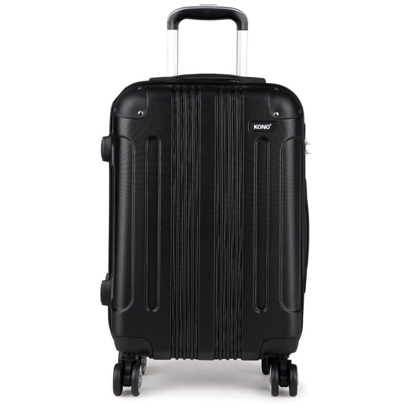 KONO 2pcs 28" Large Rolling Luggage Suitcase Travel