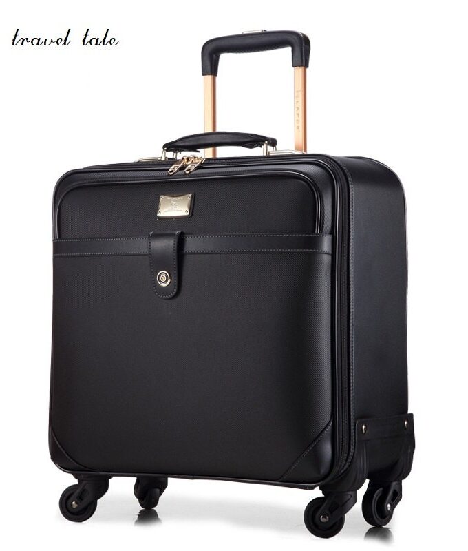 Travel tale Business affairs 100% PVC Suitcase Carry on Spinner