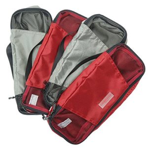 Travel Packing Cubes with Unique Number AND Color