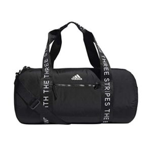 adidas Vfa Roll Duffel, Black/White, One Size