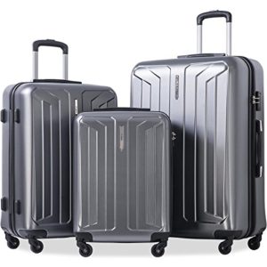 Flieks 3 Piece Luggage Set Eco-friendly Spinner Suitcase