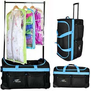 Closet Trolley Dance Bag with Garment Rack