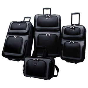 U.S Traveler New Yorker Lightweight Expandable Rolling Luggage