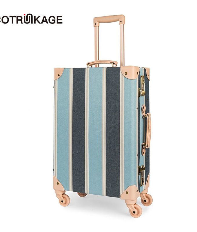 COTRUNKAGE " 24" 26" Canvas Women Travel Vintage