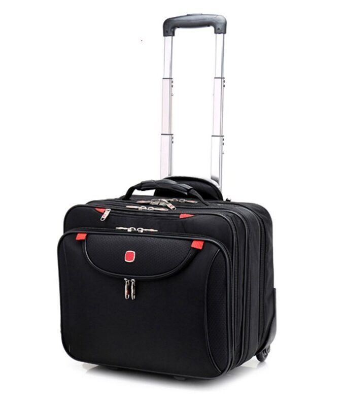 BeaSumore Fashion Multifunction Men Business Rolling Luggage