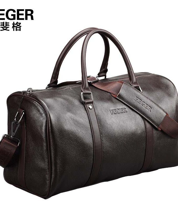 Free shipping new 17 brand genuine leather portable men