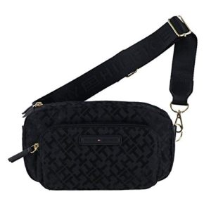 Tommy Hilfiger Jacquard Crossbody Waist Pack (Black)