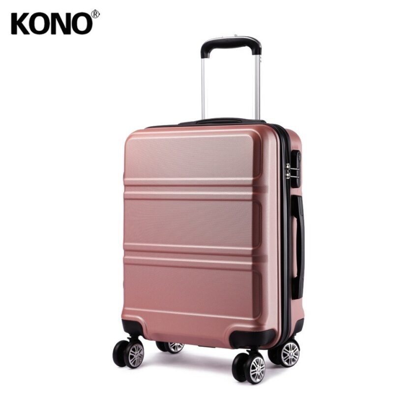 KONO Rolling Luggage Travel Suitcase Hard Shell