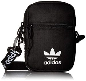 adidas Originals Festival Crossbody Bag, Black/White, One Size Review ...