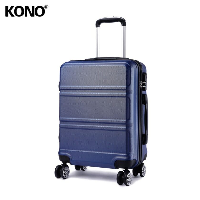 KONO Rolling Hand Luggage Cabin Suitcase Hard Shell