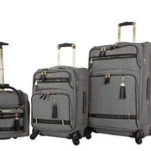 Steve Madden Luggage 3 Piece Softside Spinner Suitcase