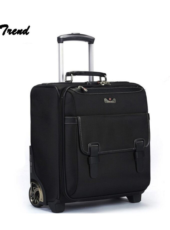 Letrend Caster Business Rolling Luggage Trolley Women