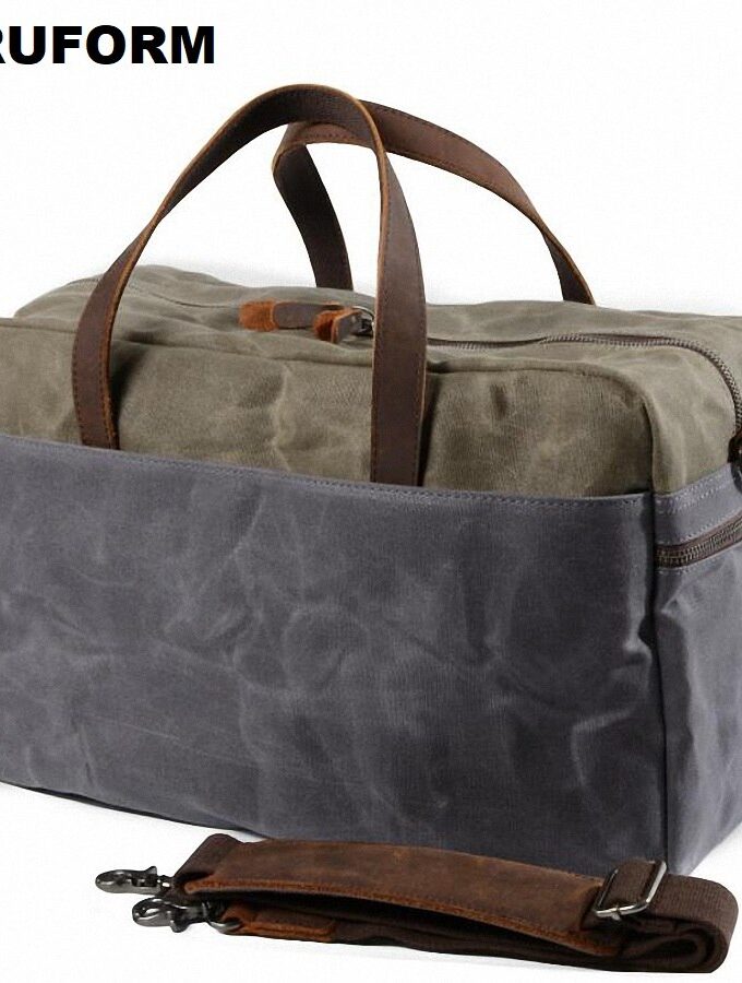 Waterproof Canvas Men Travel Bags Carry On Luggage Bags