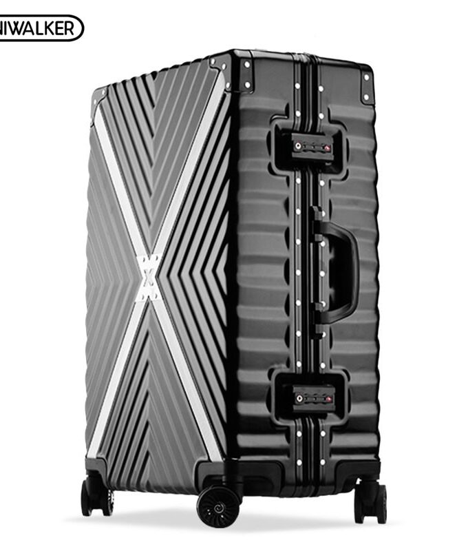 UNIWALKER ABS+PC Cross Twill Rolling Luggage