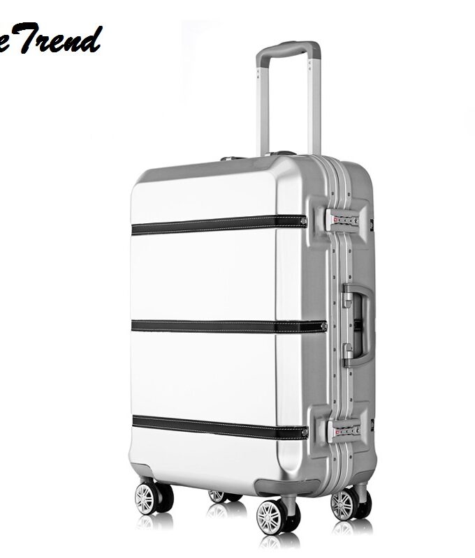 New 24 26 29 Inch Rolling Luggage TSA Aluminium Frame+ABS