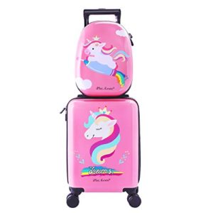 Unicorn Kids Carry On Rolling Luggage