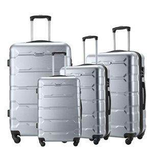 Seanshow 4 PCS Luggage Sets Spinner Lightweight Hardshell Suitacase