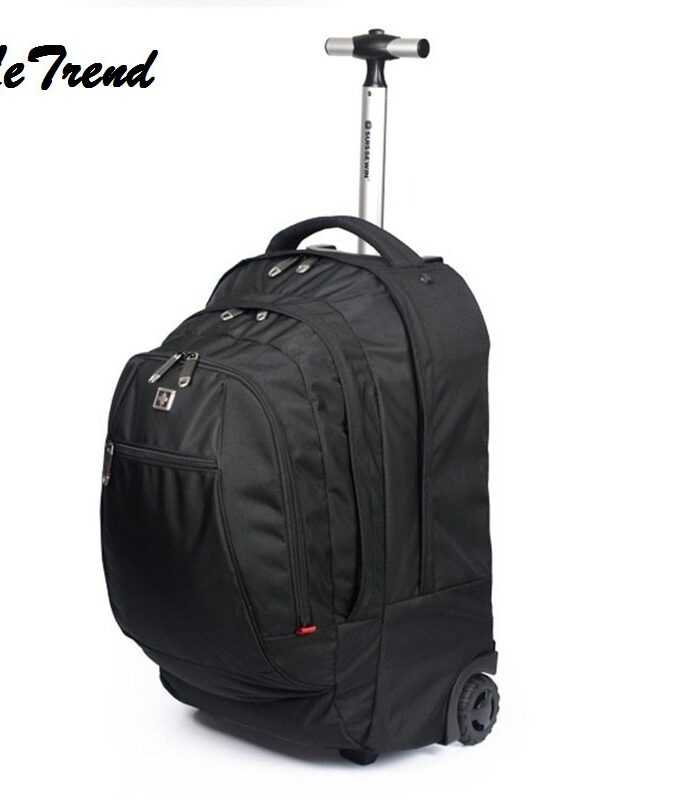 New Business Rolling Luggage Spinner Backpack Shoulder