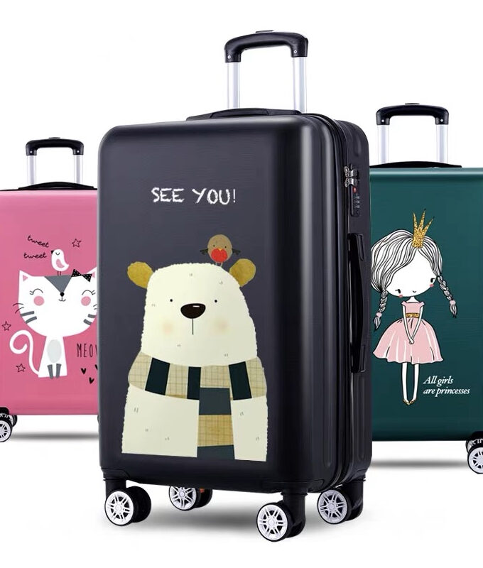 Women Lovely travel suitcase inch boarding box