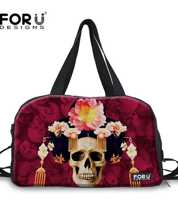 FORUDESIGNS Corpse Bride Designer Women Soft Travel Bag